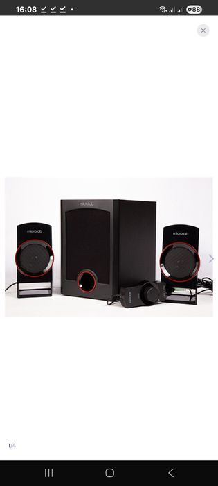 Колонки microlab m-111 новые.