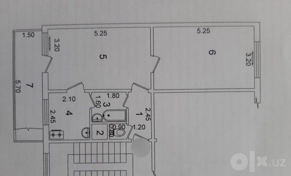 Продаётся 2×3/4/4 квартира на Юнус-Абад-13