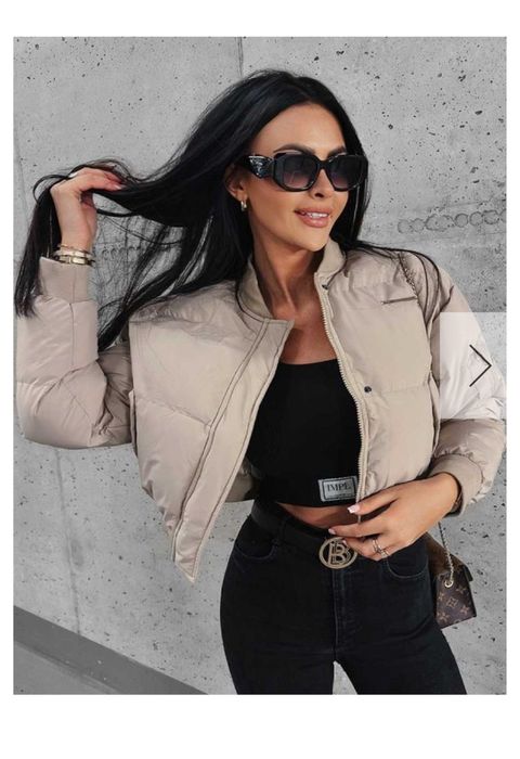 Пухено зимно късо яке Olavoga