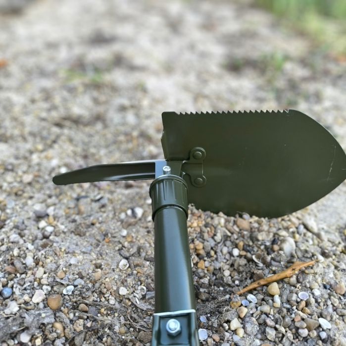 Лопата с кирка и трион за риболов/къмпинг НОВА