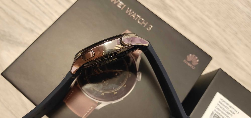 Ceas smartwatch Huawei Watch 3, 46mm, GLL-AL04, eSIM, 4G LTE, GPS, NFC