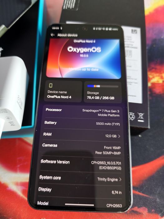 Telefon OnePlus Nord 4 Global 256 / 12GB Black