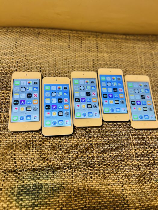 Lot 5 x iPod Touch Gen 6 – 16 GB – Grad A – ca Noi