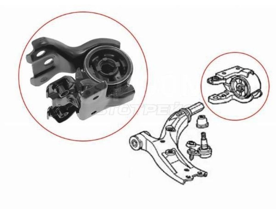 Комплект втулки/тампони за заден мост на Honda CRV 3  2007-2012