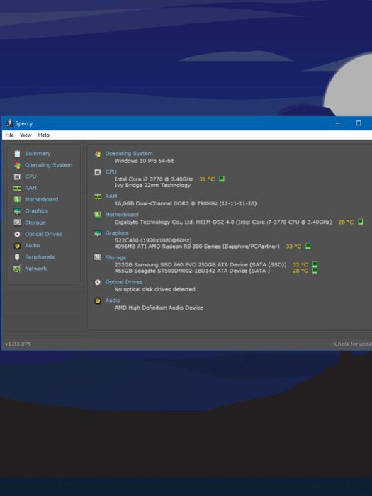 Unitate PC i7 3770 / 16GB / R9 380 4GB / SSD Samsung / Sursă 750W