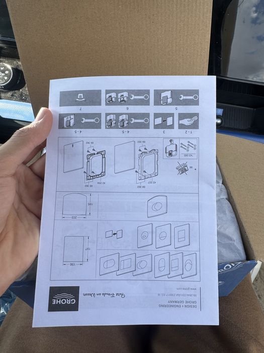 Кнопка для слива Grohe оригинал