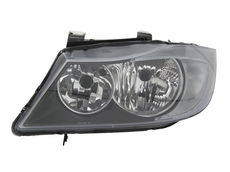 Far BMW Seria 3 (E90/E91), 11.2004-08.2008, electric, tip bec H7+H7, fara motoras, omologare ECE, 63116942721; 6942721, stanga/dreapta