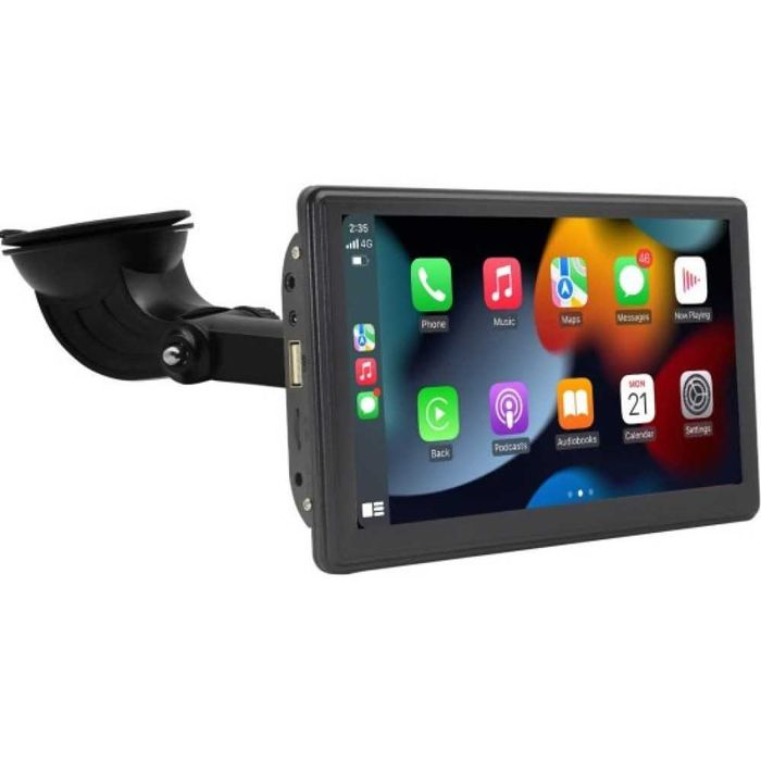 7 INCH Мултимедийна навигация със стойка AppleCarPlay и AndroidAuto