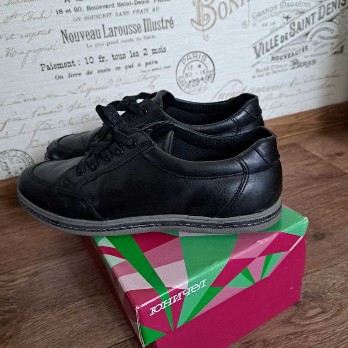 Туфли кожаные, подростковые.