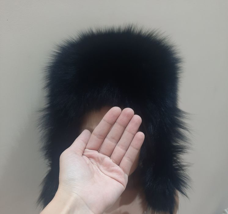 Ушанка с натуральным мехом