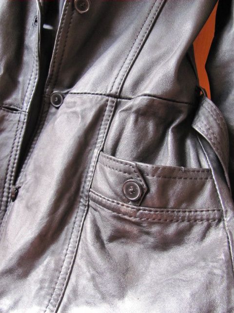 geaca din piele marimea S