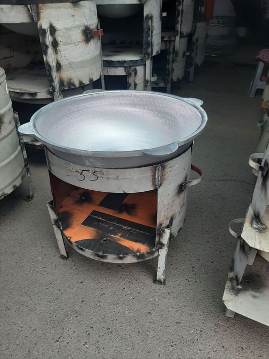 Qozon ochoq Chugun Duralumin