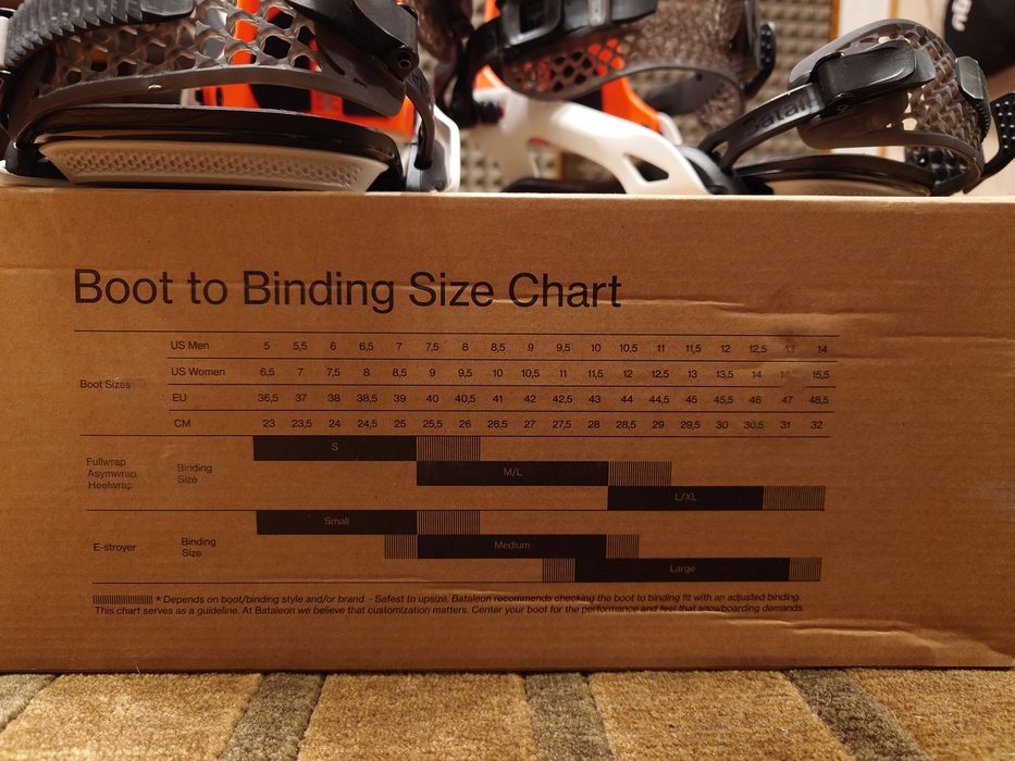 Крепления Bataleon Blaster AsymWrap Neon Red/White