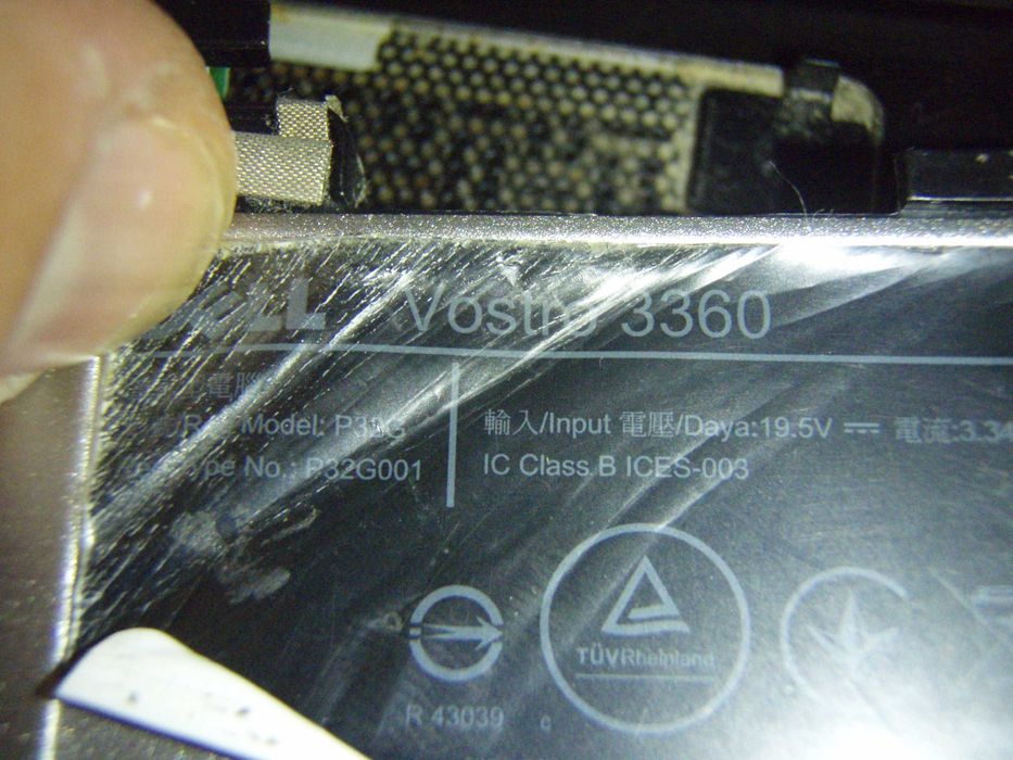 Dezmembrez DELL Vostro 3360 procesor i3-2367M, placa de baza defecta