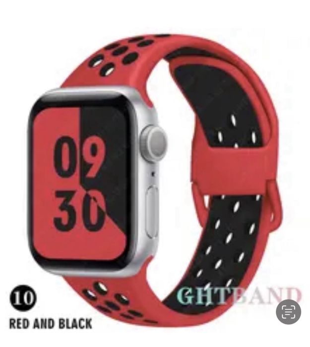 Curea Bratara Husa Soft TPU Perforat Incarcator Ceas Apple Iphone