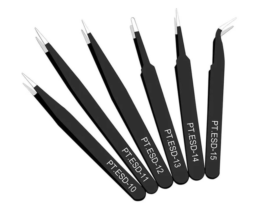 Set 6 pensete anti-statice/ electronica