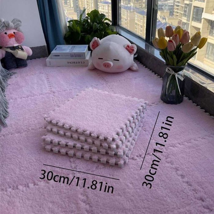 Мек килим пъзел от 10 части 1кв .м