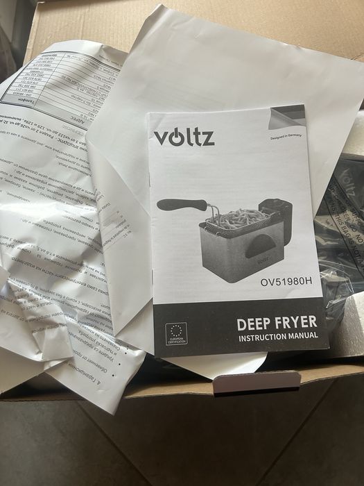 Нов фритюрник Oliver Voltz OV51980P – 2000W, 2л