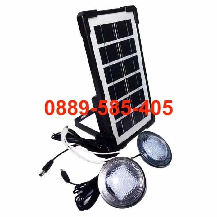 Преносима Къмпинг Система LED соларни Лампи прожектор соларен gdlite