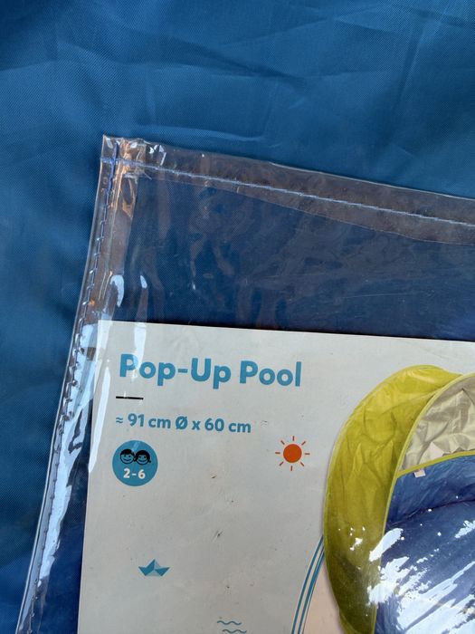 Vând Piscină pentru copii 91CM x60 CM Nouă