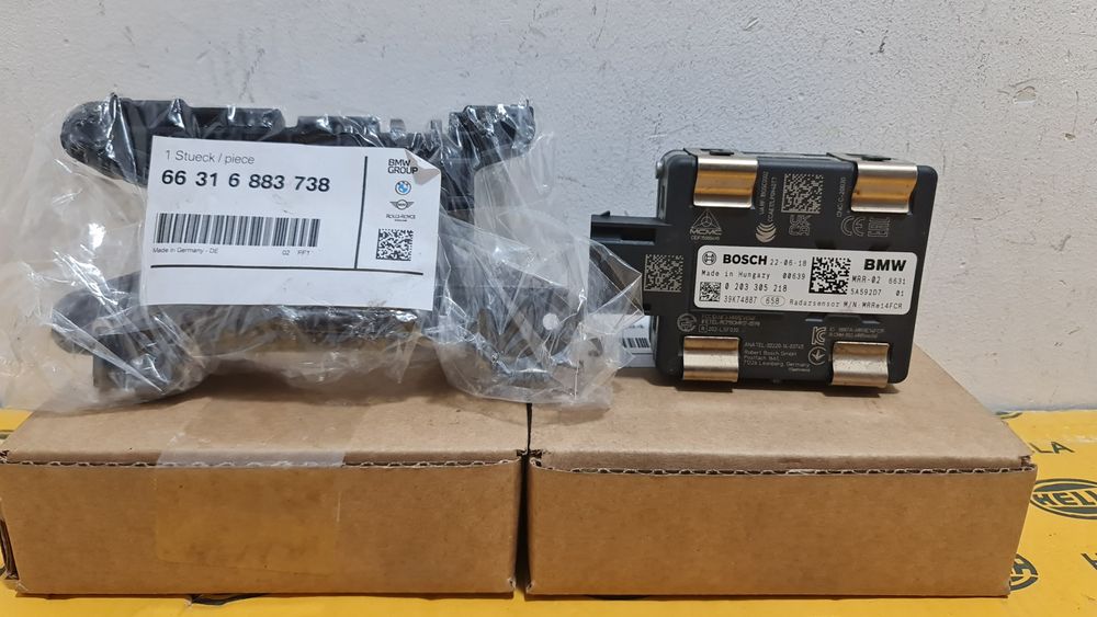 Senzor radar distronic acc BMW 1 f40  2 f44 g42 G87 m2 g20 g21 g28, i3L G28, X3 g01 X4 g02 X5 g05 X6 G06 X7 G07 5A592D7 mrr02