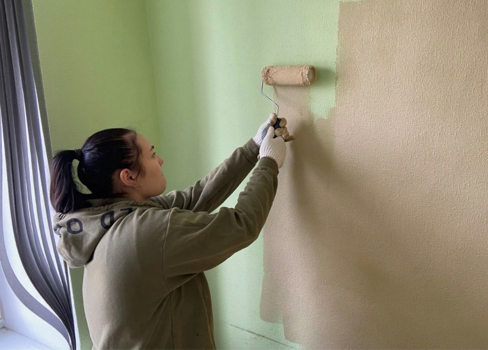 Малярные работы, покраска стен, левкас