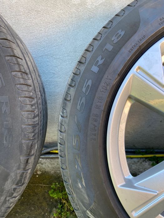jante audi a6, a4 , R18 cu anvelope pirelli dot2022