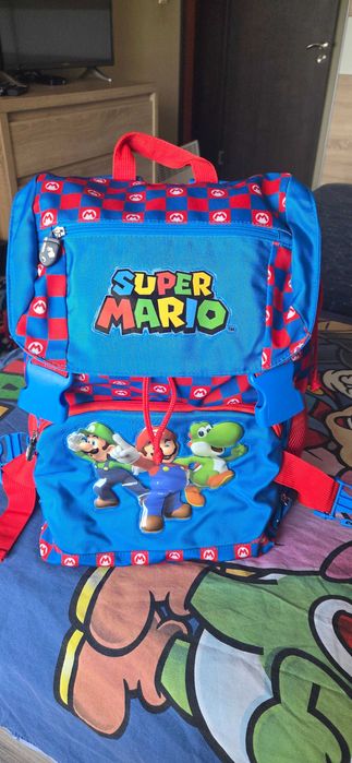 Ученическа раница Супер Марио