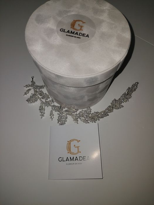 Diadema mireasa zirconiu si cristale Svarovski