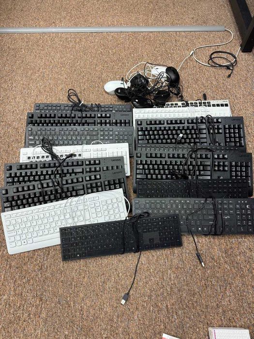 Lichidare stoc: Lot tastaturi Lenovo + Mouse-uri – 150 Lei TOTUL