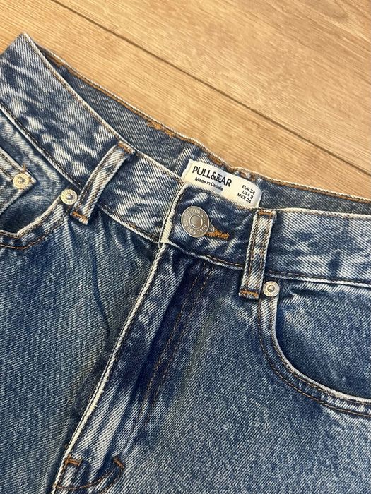 Mom fit дънки Pull&Bear 34 размер
