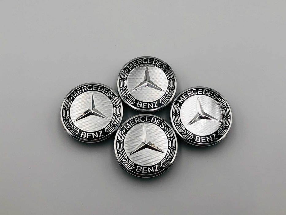 Capace Janta Compatibile Mercedes 72 mm lauri negru