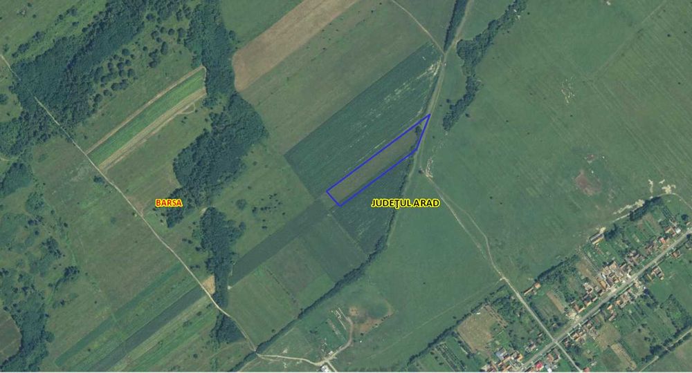 Teren extravilan situat în Județul Arad, Comuna Bârsa, Sat Hodiș