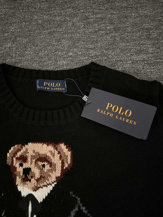 Оригинален Женски Polo Ralph Lauren Bear Пуловер Нов