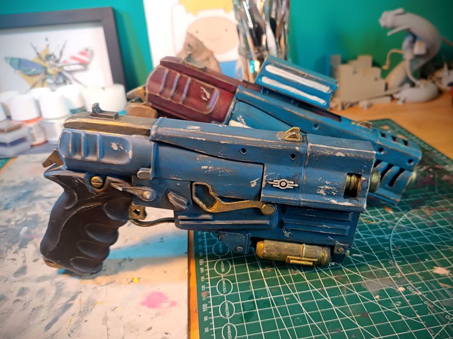 Fallout 76 косплей пистолет реквизит - 2 варианта