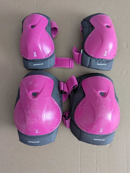 Комплект ролери, каска, наколенки и налакътници Декатлон