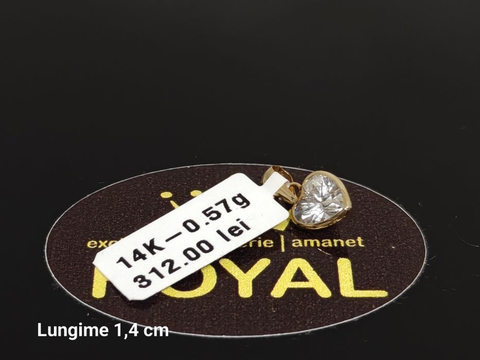 Bijuteria Royal: Pandantiv aur 14k/0.57 gr