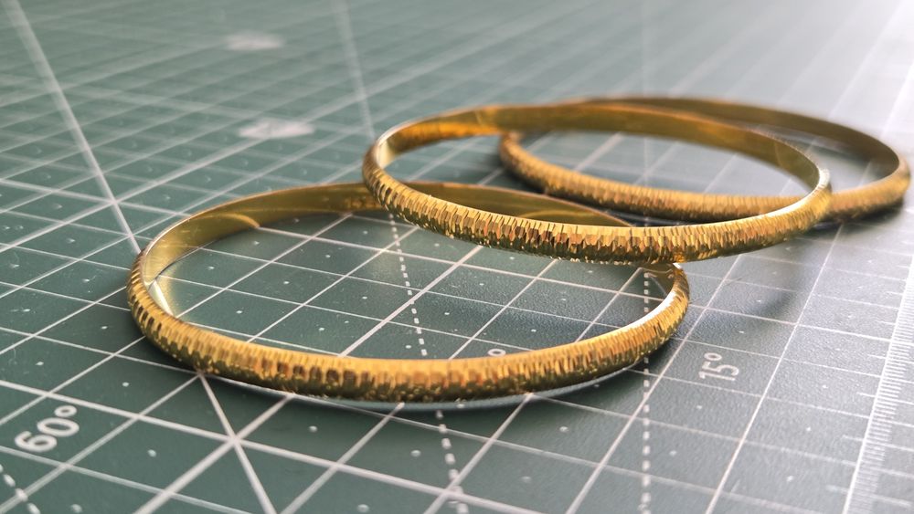 Set 3 Brățări Aur 14K (585) – Model Deosebit, 13g – Ca Noi