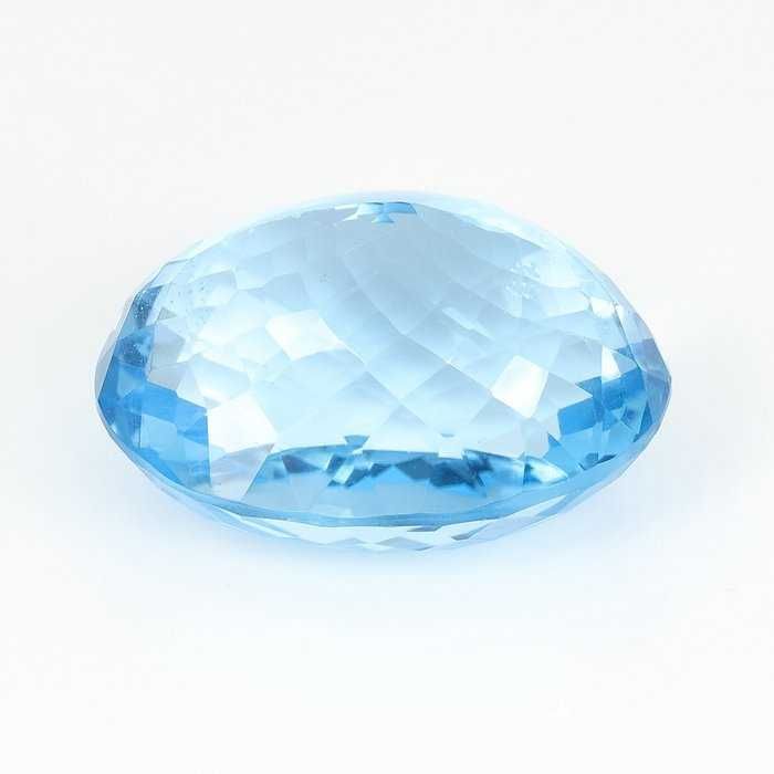 Естествен син топаз - 48.37 карата, IGI сертификат