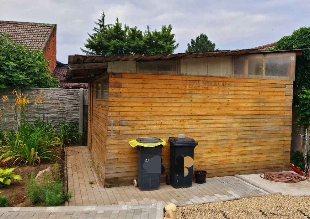 Cabana din lemn 5x4 pentru depozitare