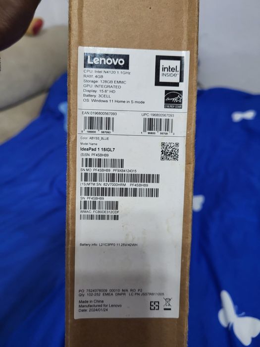 Laptop IdeaPad 1 15IGL7