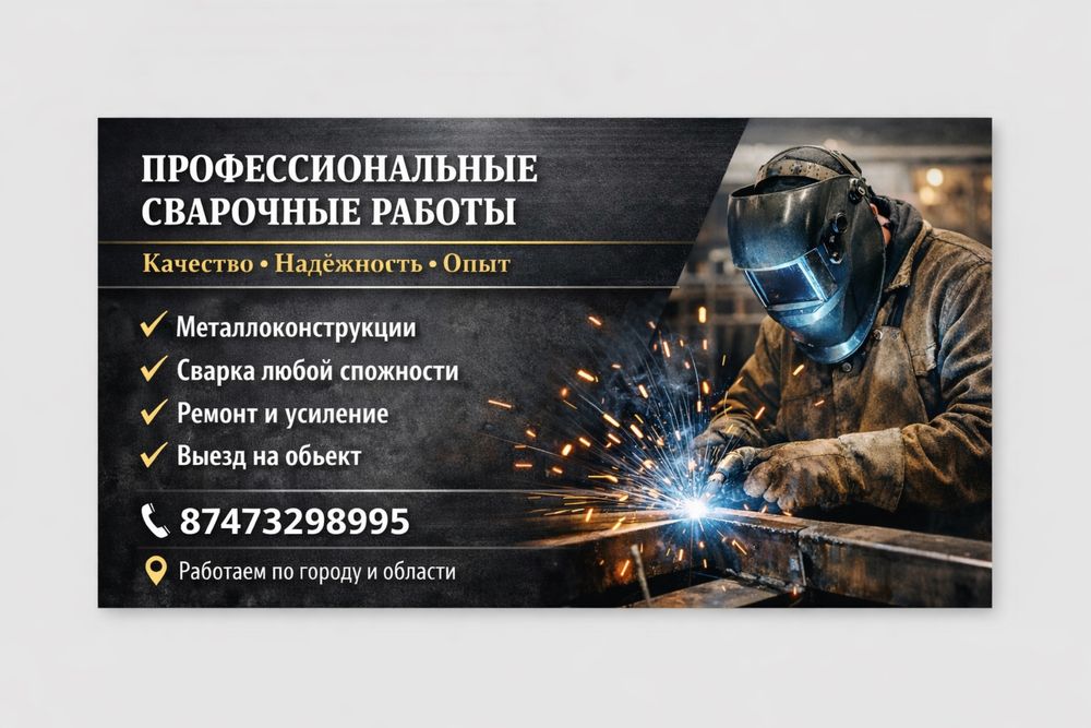 Услуги Сварщиков лучшие своем деле !
