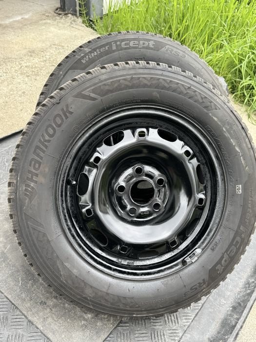 Jante tabla originale vw polo 6r cu anvelope noi