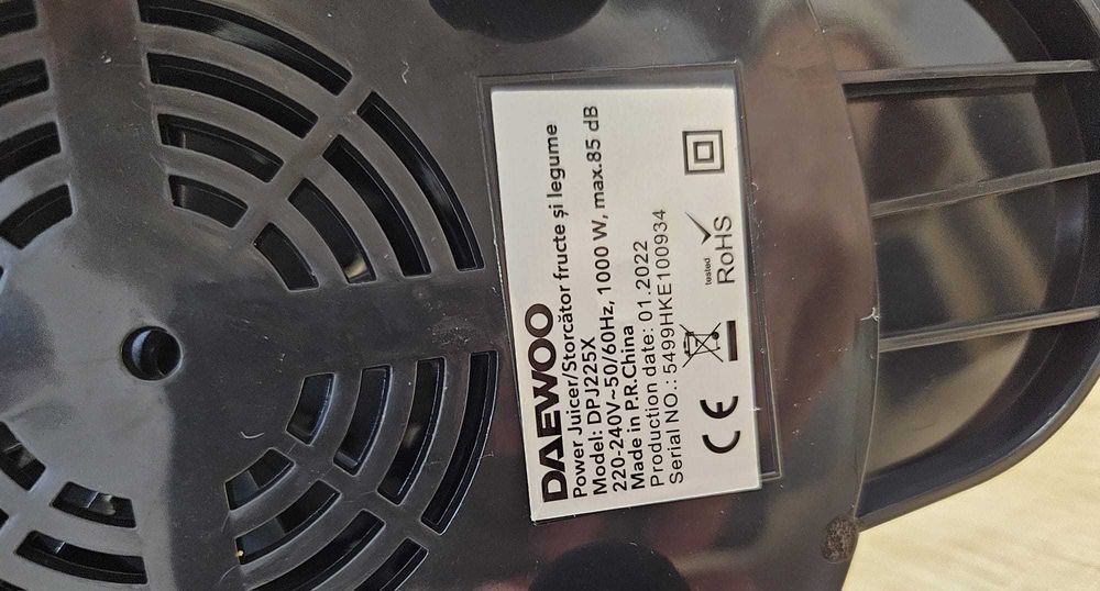 Storcator fructe si legume Daewoo