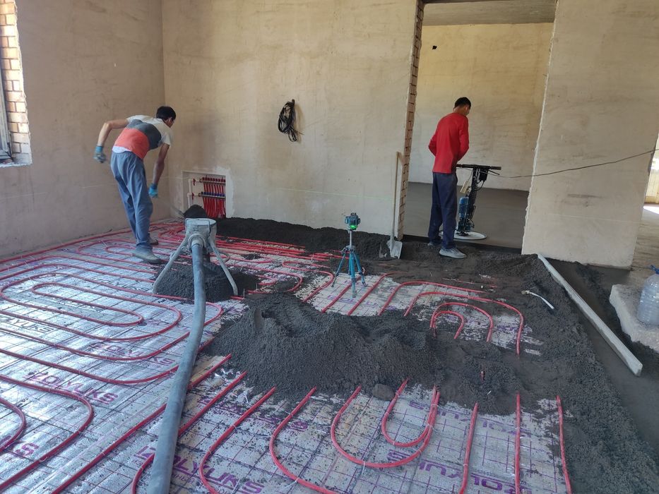 Сухой стяжки пола suxoy styashka xizmati