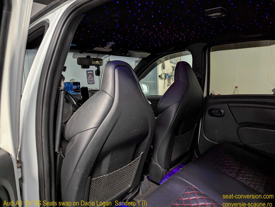Sistem adaptare scaune de Audi A3 8V pe Logan Duster Sandero