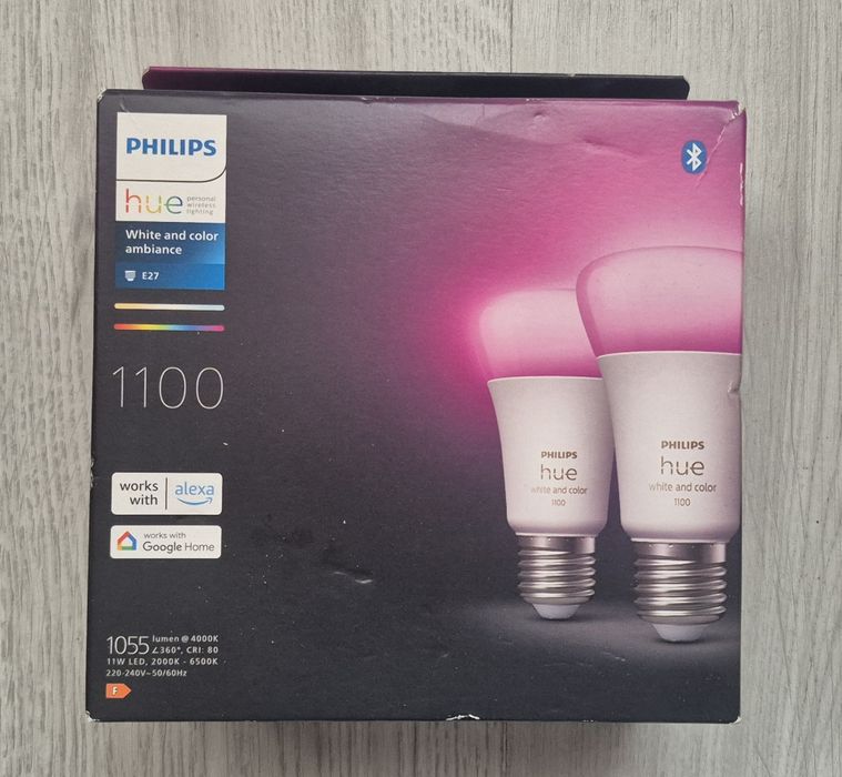Becuri led Philips Hue E27   Bluetooth