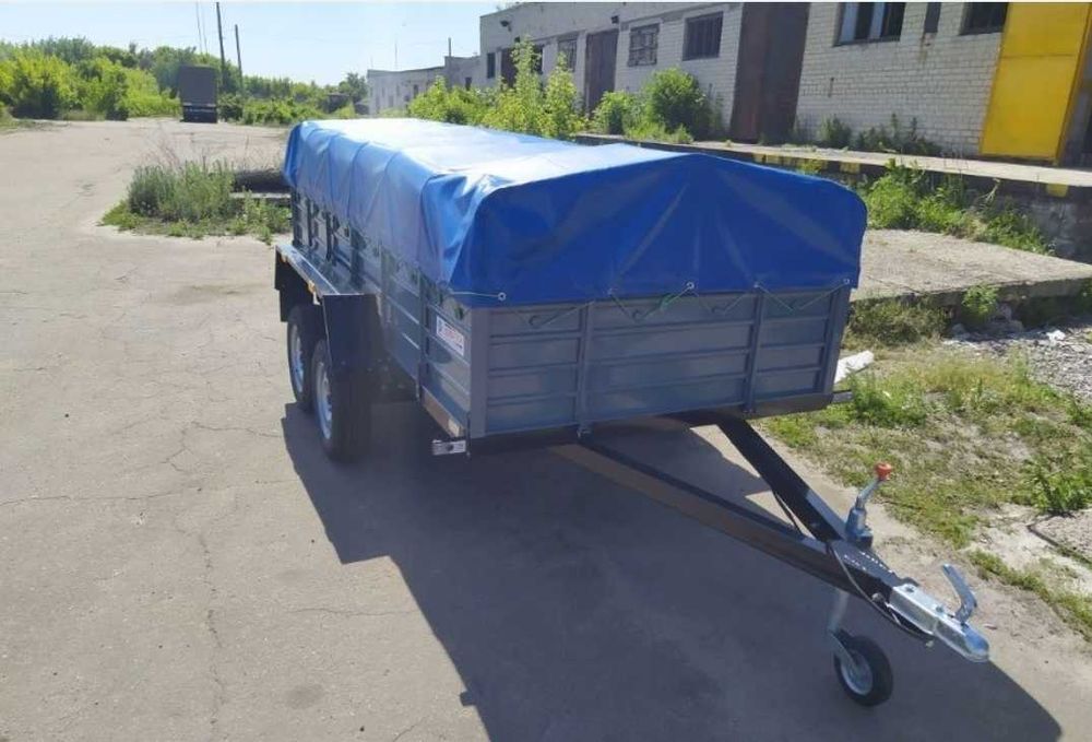 Автомобиль прицеп телега