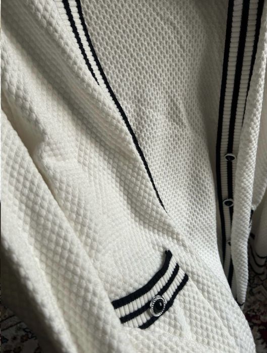 белый кардиган размер:S/M