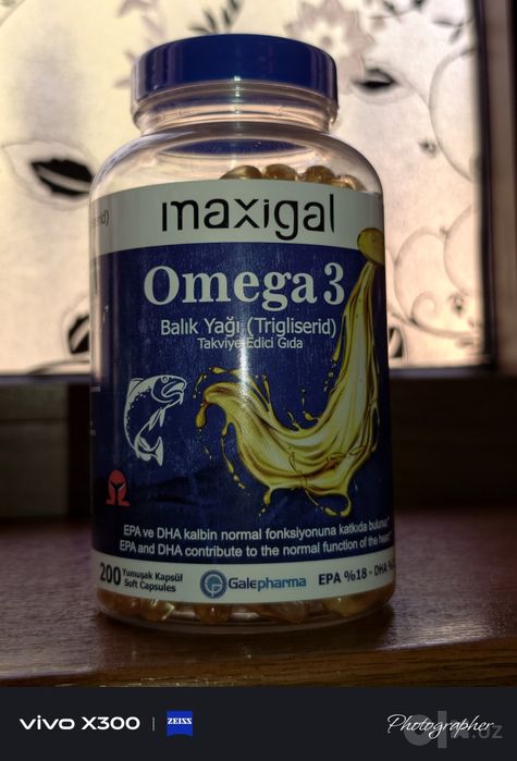 Baliq Yogi OMEGA 3 2000MG 200 ta donalig